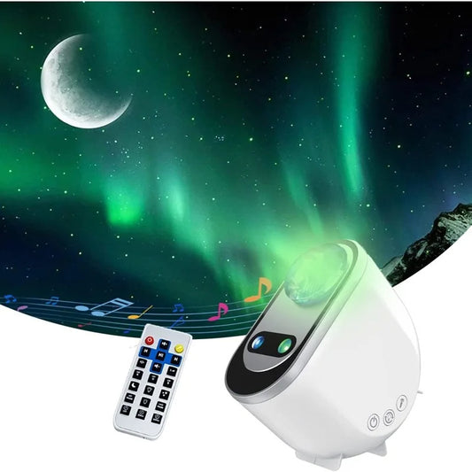 Projecteur LED Ciel Étoilé & Aurores Boréales – Lampe de Nuit Galaxie