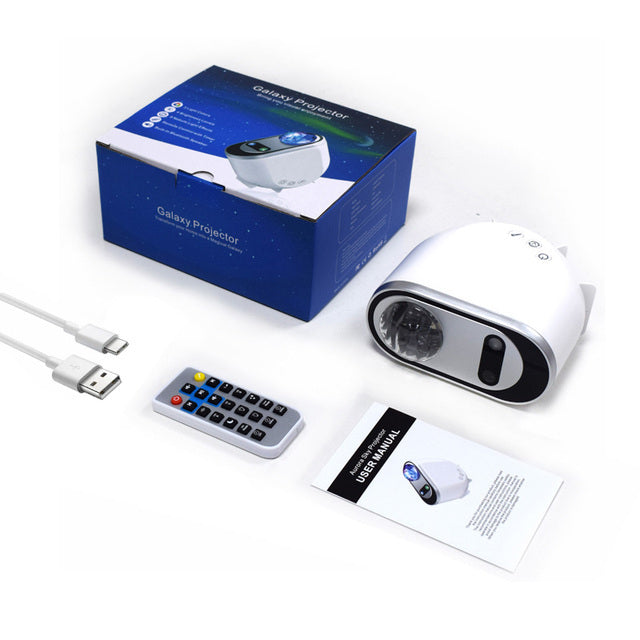 Projecteur LED Ciel Étoilé & Aurores Boréales – Lampe de Nuit Galaxie