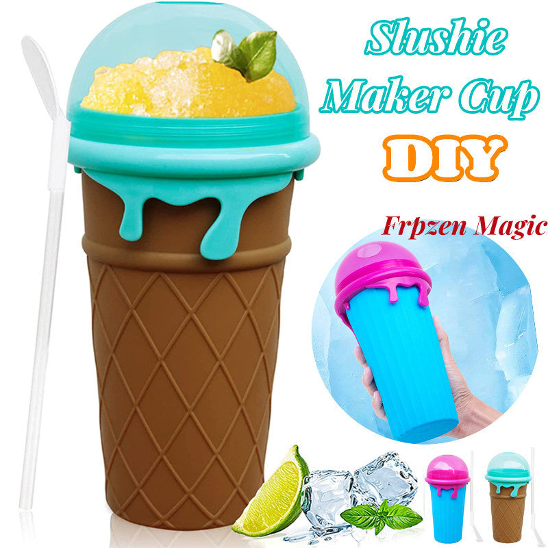 Gobelet à Granité 500 ml – Slushy Maker Rapide, Sorbetière Portable Été