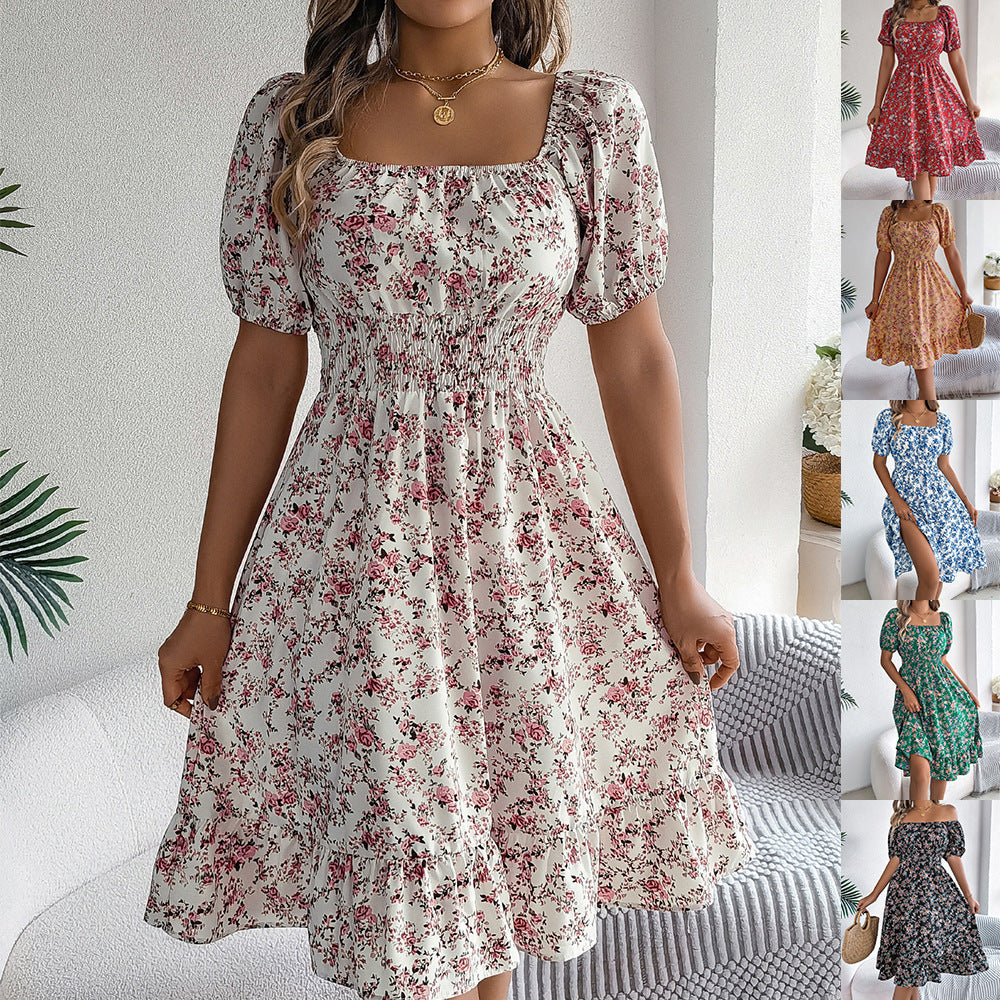 Robe à imprimé floral, vêtement pour femmes