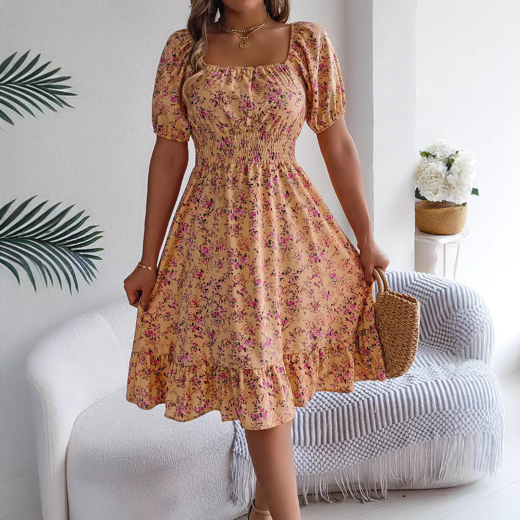 Robe à imprimé floral, vêtement pour femmes