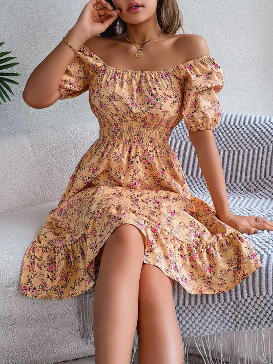 Robe à imprimé floral, vêtement pour femmes